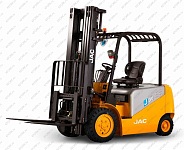 Электрический погрузчик JAC 3 т 500 Ач 4 опоры